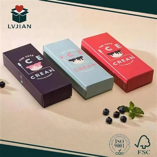 Food Paper Box pro zmrzlinu na popsicle